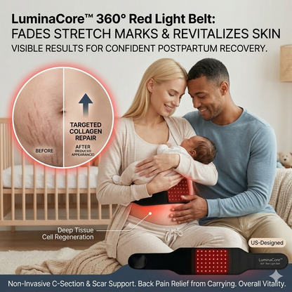 LuminaCore™ 360° Red Light Belt [Fades Stretch Marks & Revitalizes Skin]