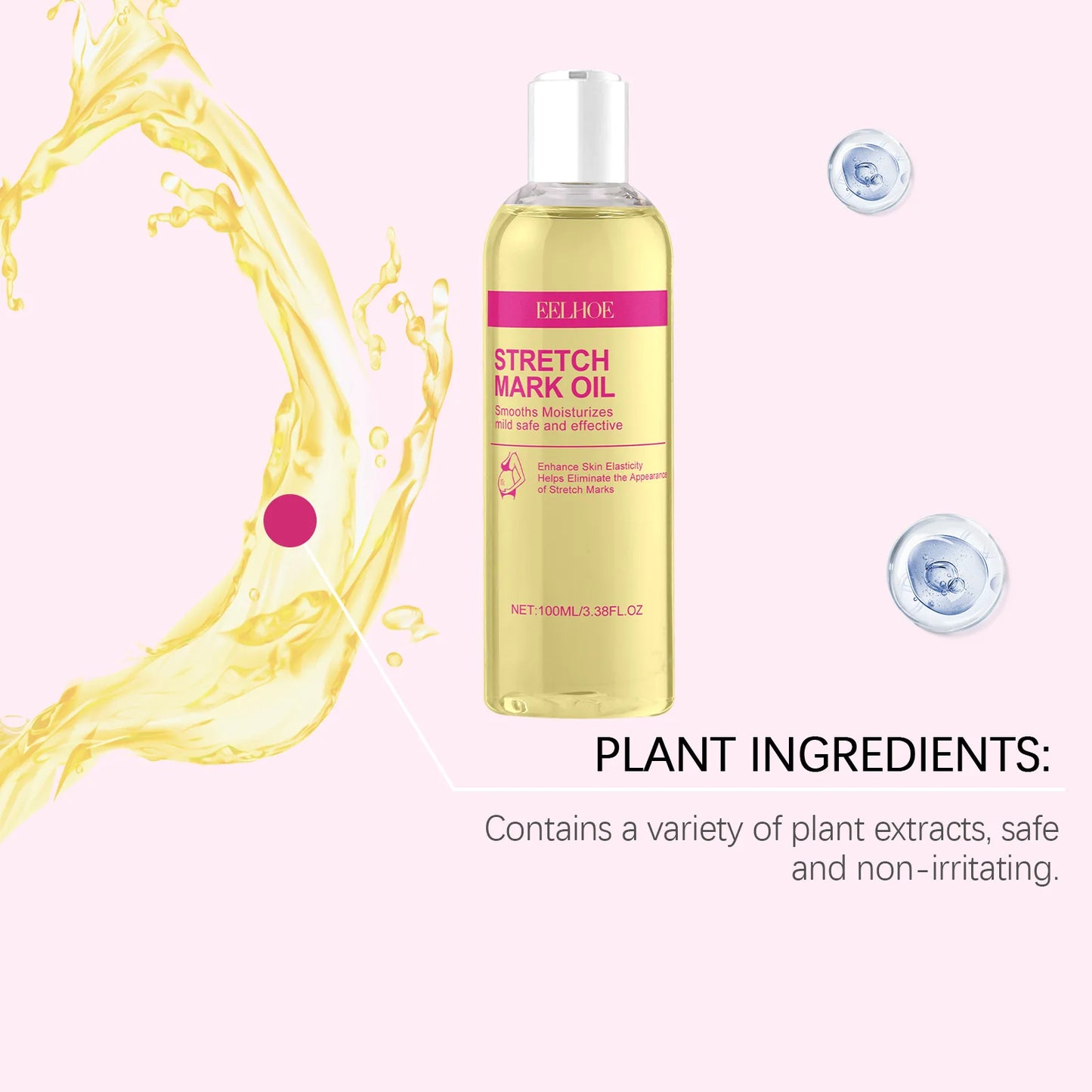 EELHOE® SilkBelly™ [Fast-Absorbing Recovery Oil for Moms]