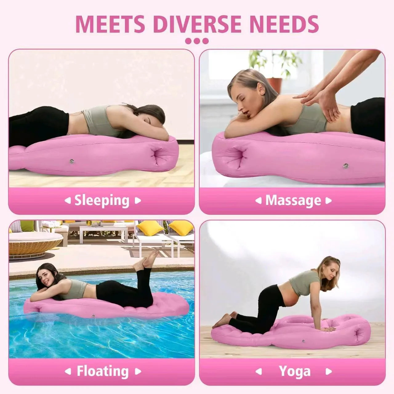DreamBelly® Inflatable Bed [Finally Sleep Face Down]