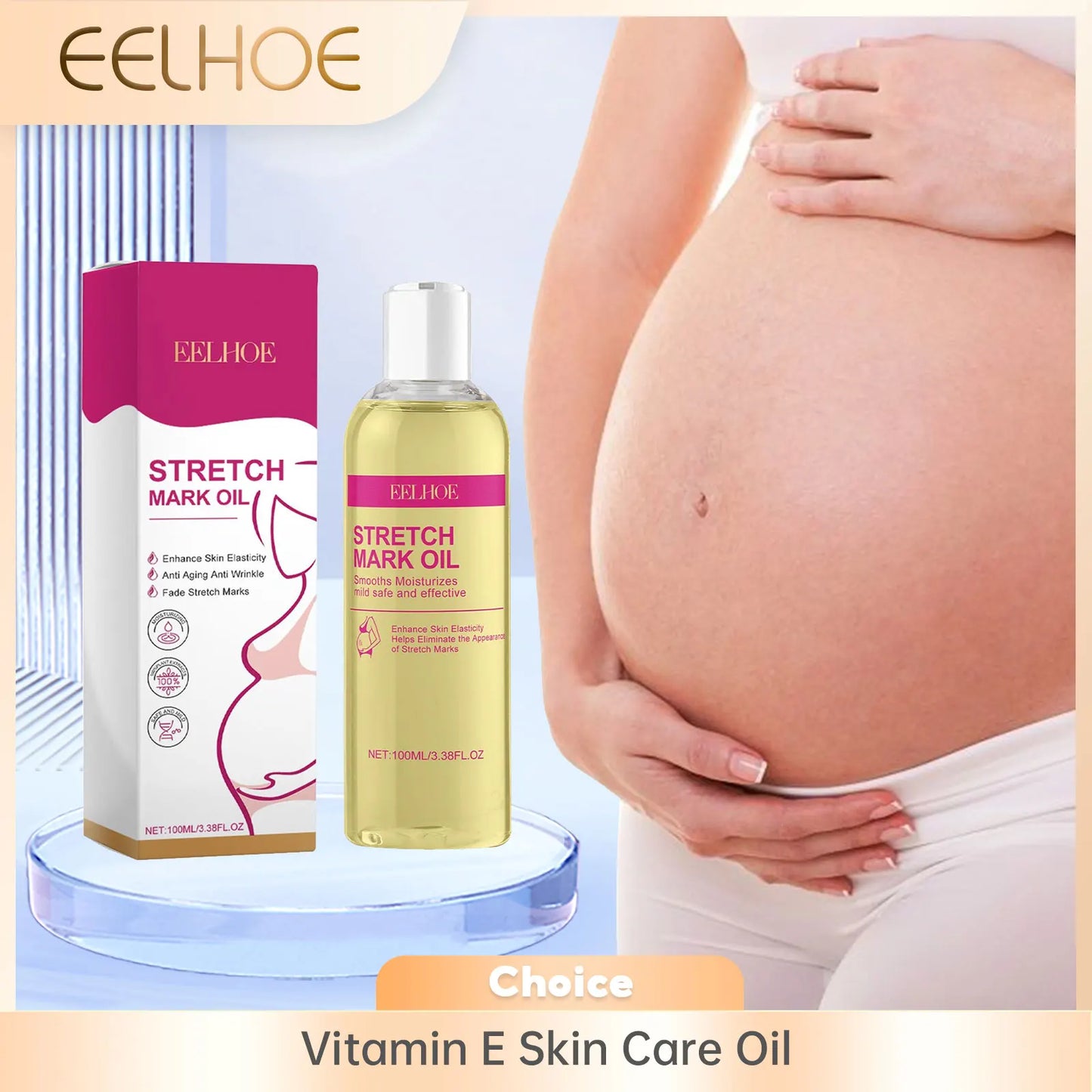 EELHOE® SilkBelly™ [Fast-Absorbing Recovery Oil for Moms]