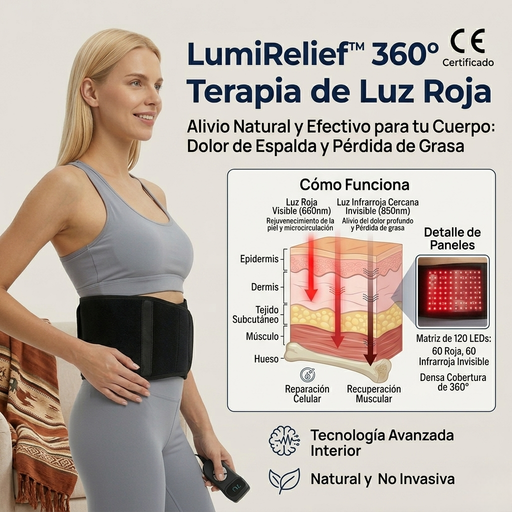 LumiRelief™ Terapia de Luz Roja [Alivio Natural para tu Cuerpo]
